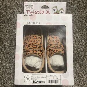 Twisted X Kids Honey and Black Moccasins